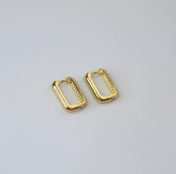 RECTANGLE CLICKER CZ HOOPS